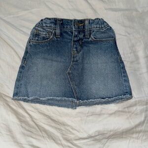 Old Navy Classic Blue Denim Kids Skirt